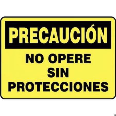 Accuform OSHA CAUTION SAFETY SIGN DO NOT SHMEQM713VS SHMEQM713VS